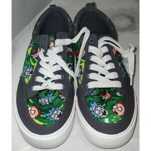 Rick and Morty Canvas Shoes Women's Size 7 New with plastic tag Adult Swim Wubba